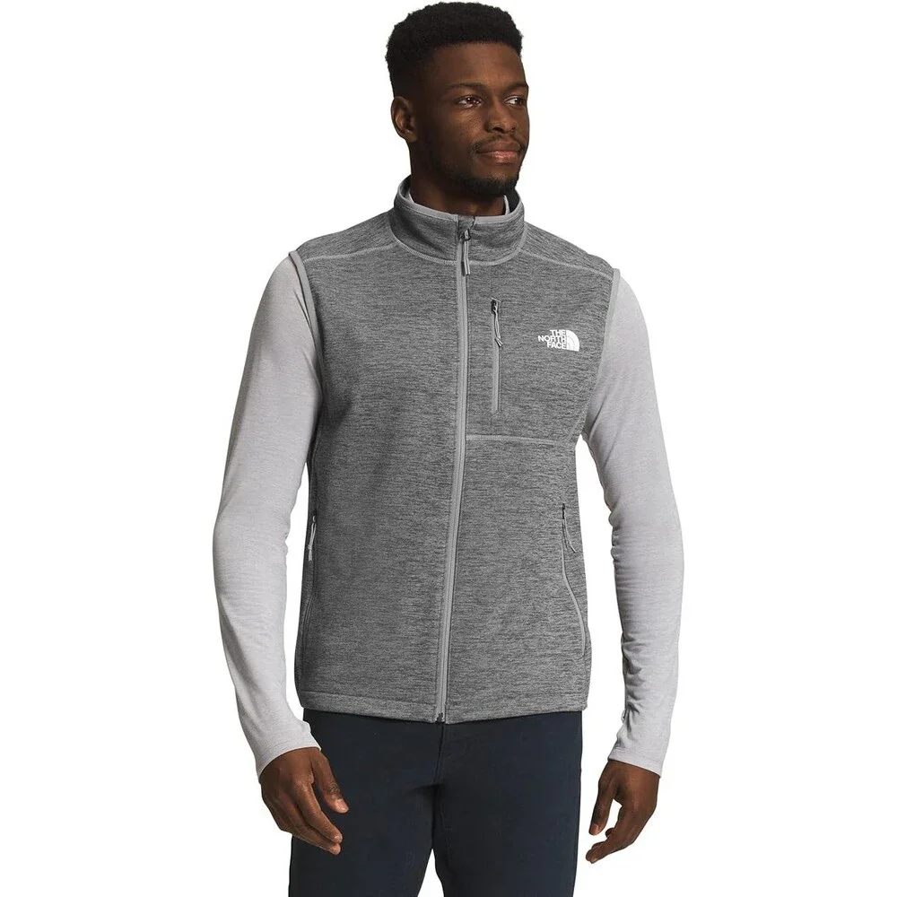 The North Face Canyonlands Vest Jacket Mens 2XL Heather Gray Full Zip SGN1666